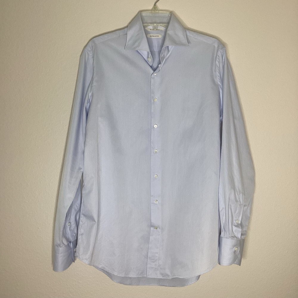 SUITSUPPLY Slim Fit Formal Lt Blue Shirt 42/16.5